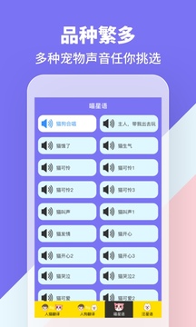人猫狗翻译交流器